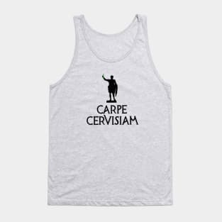 Carpe Cervisiam funny Latin student teacher beer Tank Top